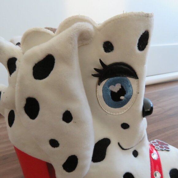 IRREGULAR CHOICE Dalmatian Pooch Perfect High Heel Boots Whimsy - Size US 5.5 - Picture 5 of 16
